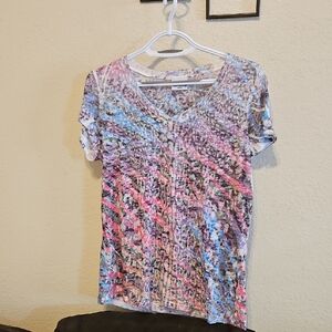 Colorful Abstract Short Sleeve Tee